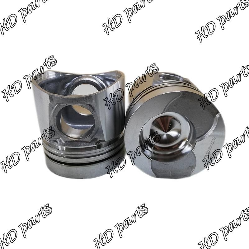 6137-32-2110 6137-32-201 ডিজেল ইঞ্জিন পিস্টন 4D105 S4D105-5A S4D105-5B PC220-2 PC220LC-2