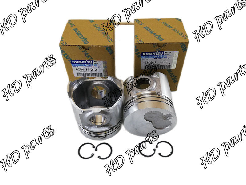 KOMATSU-এর জন্য 4D95S-W-1 ডিজেল ইঞ্জিন পিস্টন 6202-32-2140 6201-32-2121 104 মিমি উচ্চ