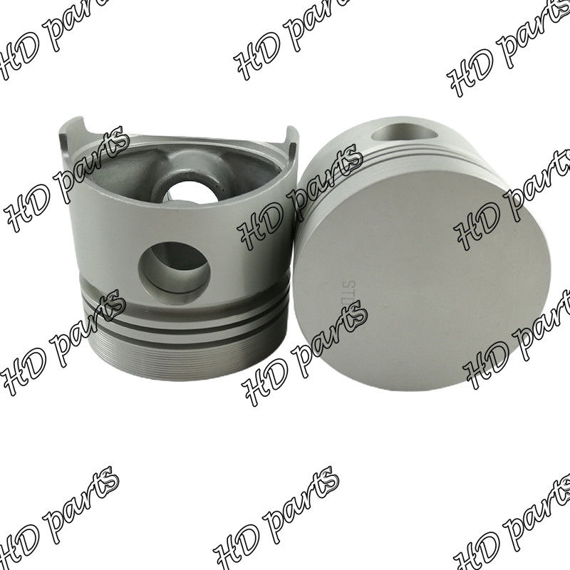 কুবতা ইঞ্জিনের জন্য D1301 D1302 V1701 V1702 Z851 S2600 ডিজেল পিস্টন ফ্ল্যাট বটম টিনের প্রলেপ 19223-21110 15201-21110
