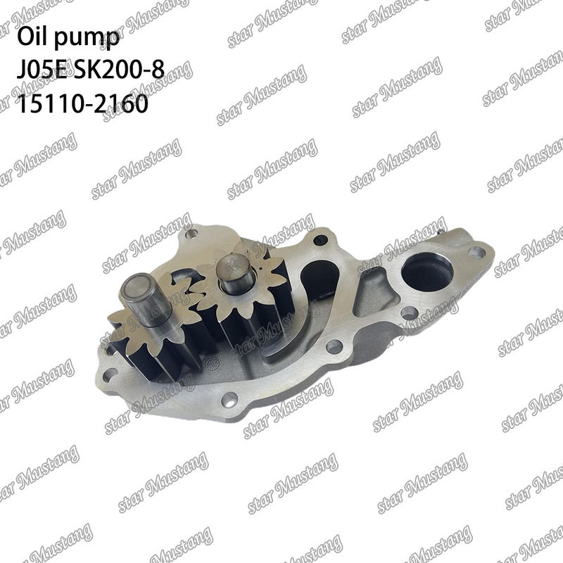 J05E SK200-8 SK210LC-8 SK250-8 SK260LC-8 ডিজেল ইঞ্জিন তেল পাম্প 15110-2160 15110-2160A হিনোর জন্য