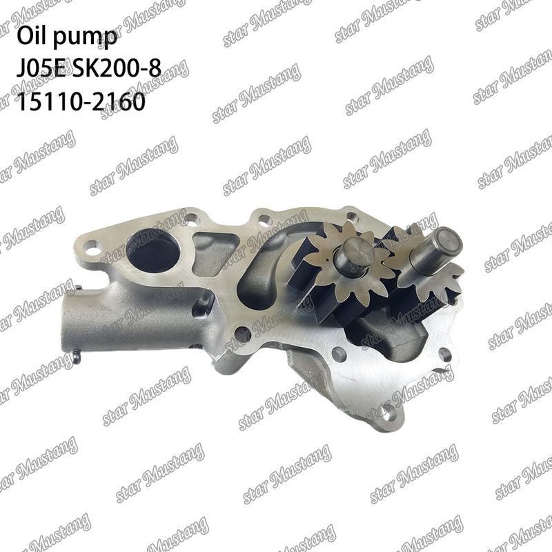 J05E SK200-8 SK210LC-8 SK250-8 SK260LC-8 ডিজেল ইঞ্জিন তেল পাম্প 15110-2160 15110-2160A হিনোর জন্য