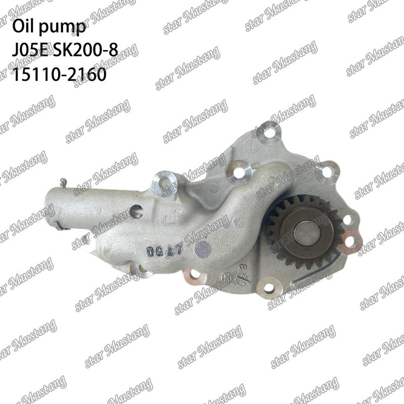 J05E SK200-8 SK210LC-8 SK250-8 SK260LC-8 ডিজেল ইঞ্জিন তেল পাম্প 15110-2160 15110-2160A হিনোর জন্য