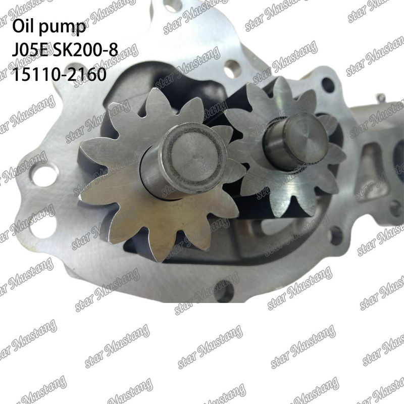 J05E SK200-8 SK210LC-8 SK250-8 SK260LC-8 ডিজেল ইঞ্জিন তেল পাম্প 15110-2160 15110-2160A হিনোর জন্য