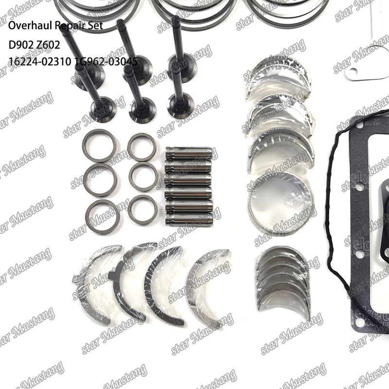 Z602 D902 ওভারহোল মেরামত কিট সিলিন্ডার লাইনার পিস্টন কিট গ্যাসকেট কিট 16224-02310 1J094-21770 1G962-03045 Doosan জন্য