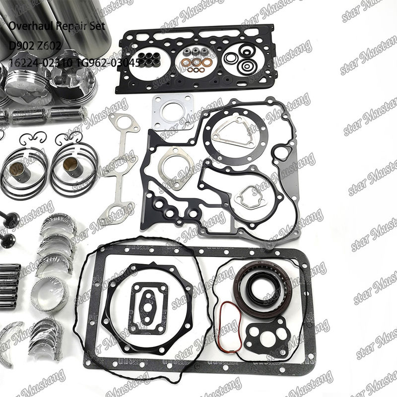 Z602 D902 ওভারহোল মেরামত কিট সিলিন্ডার লাইনার পিস্টন কিট গ্যাসকেট কিট 16224-02310 1J094-21770 1G962-03045 Doosan জন্য