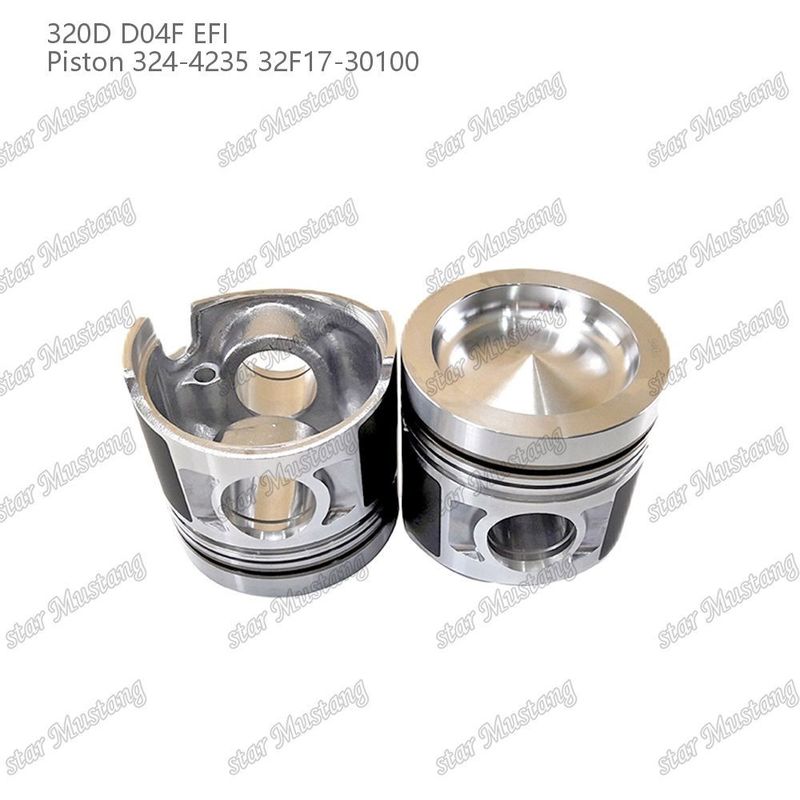 পিস্টন 320D D04F EFI 324-4235 32F17-30100 Caterpillar ডিজেল ইঞ্জিনের জন্য যন্ত্রাংশ