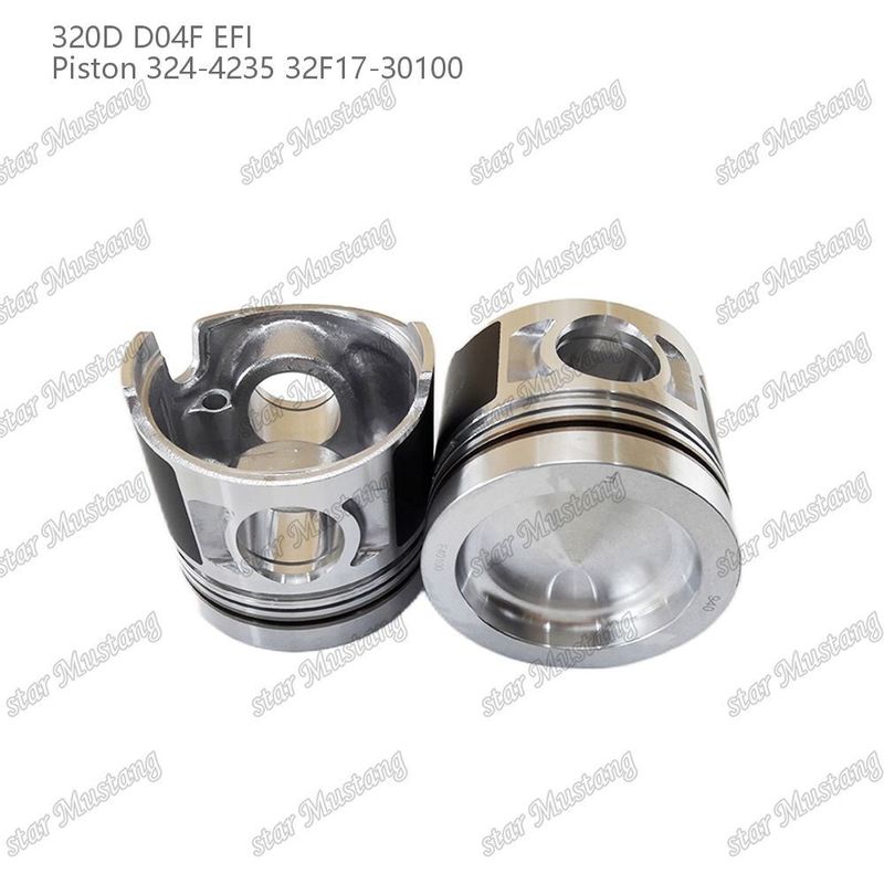 পিস্টন 320D D04F EFI 324-4235 32F17-30100 Caterpillar ডিজেল ইঞ্জিনের জন্য যন্ত্রাংশ