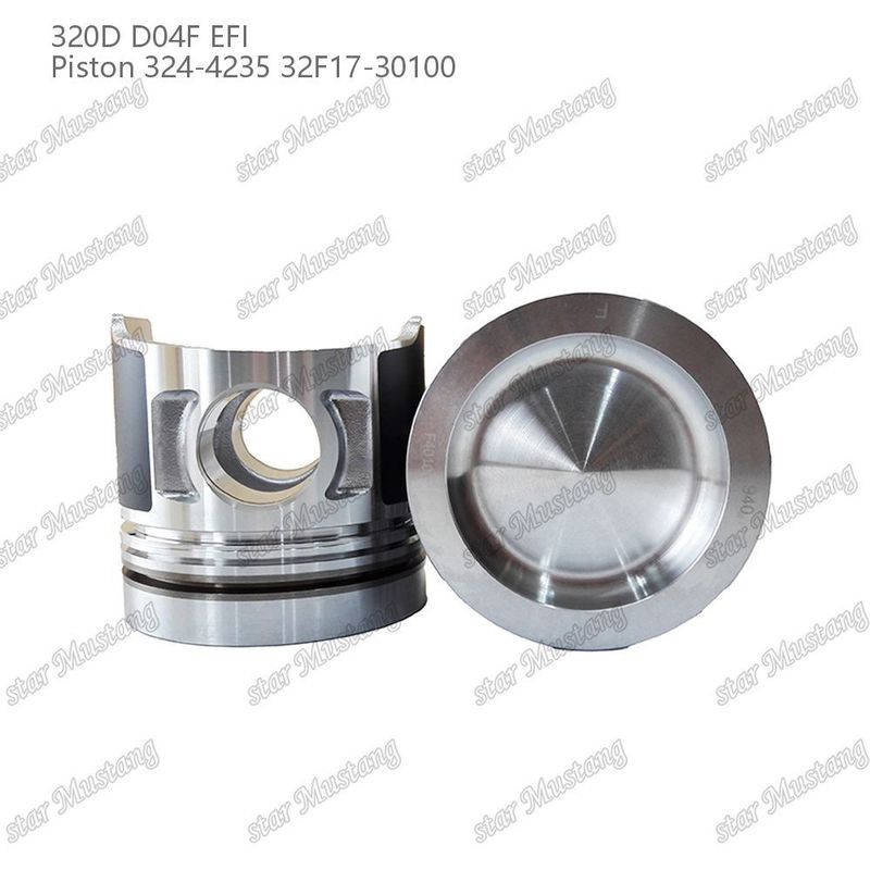 পিস্টন 320D D04F EFI 324-4235 32F17-30100 Caterpillar ডিজেল ইঞ্জিনের জন্য যন্ত্রাংশ