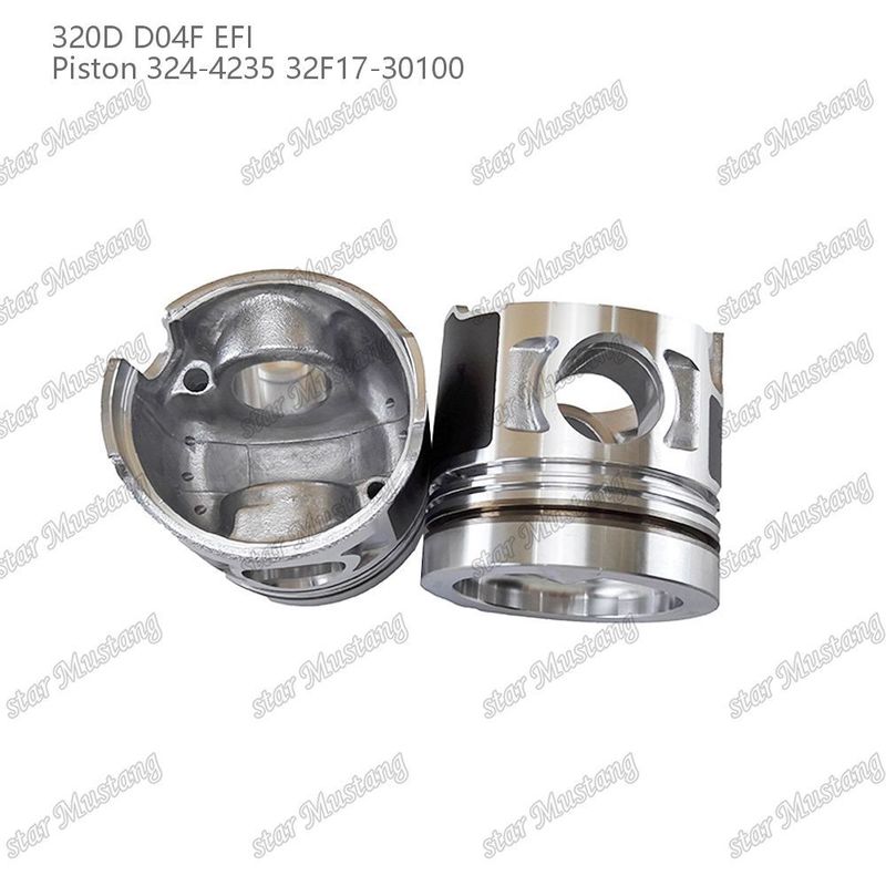 পিস্টন 320D D04F EFI 324-4235 32F17-30100 Caterpillar ডিজেল ইঞ্জিনের জন্য যন্ত্রাংশ