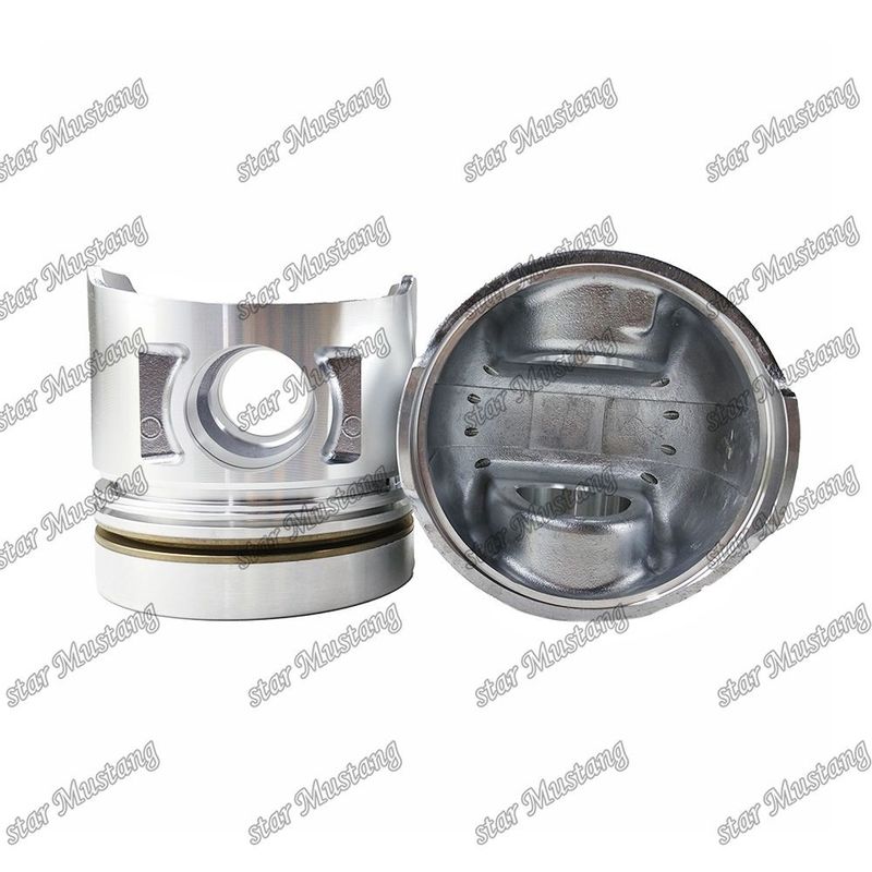 পিস্টন S6K S6KT 3066 অভ্যন্তরীণ কুলিং ছাড়া উজ্জ্বল পৃষ্ঠ 60 জ্বলন চেম্বার 34317-08100 মিটসুবিশি জন্য
