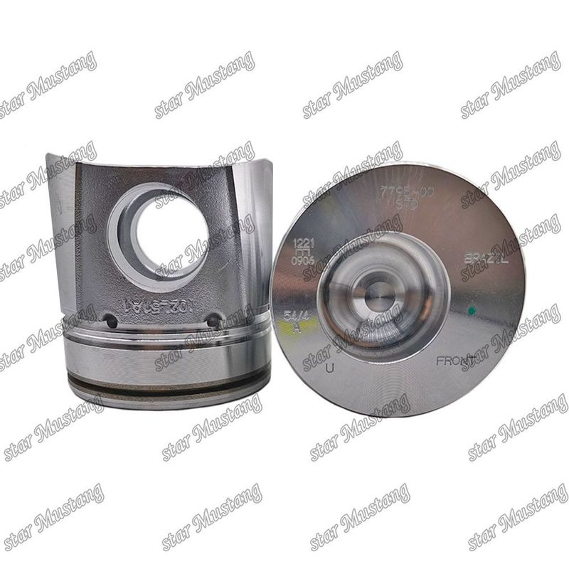 পিস্টন 4BT 4D102 6BT 6BT5.9 6D102 50mm জ্বলন চেম্বার 6738-31-2110 6738-31-2111 3957795 3807795 কামিন্স কমাতুর জন্য