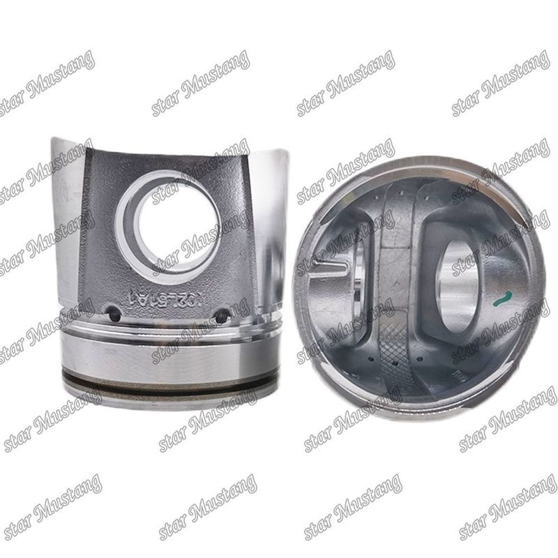 পিস্টন 4BT 4D102 6BT 6BT5.9 6D102 50mm জ্বলন চেম্বার 6738-31-2110 6738-31-2111 3957795 3807795 কামিন্স কমাতুর জন্য
