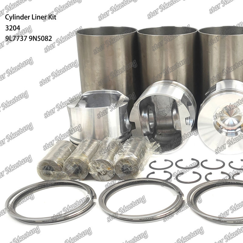 Caterpillar ইঞ্জিন 3204 এর জন্য সিলিন্ডার লিনার কিট 9L7737 1W1661 9N5082 মেকানিক্যাল ডিজেল ইঞ্জিন মেরামত যন্ত্রাংশ