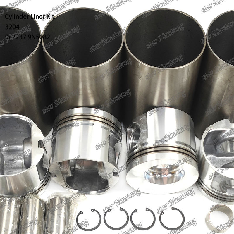 Caterpillar ইঞ্জিন 3204 এর জন্য সিলিন্ডার লিনার কিট 9L7737 1W1661 9N5082 মেকানিক্যাল ডিজেল ইঞ্জিন মেরামত যন্ত্রাংশ