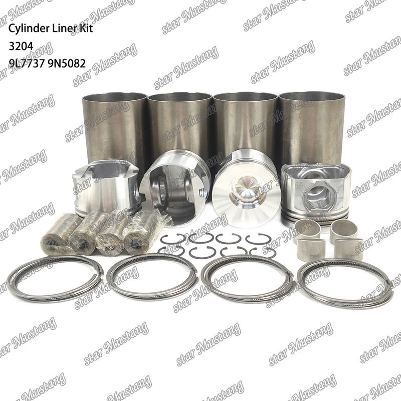 Caterpillar ইঞ্জিন 3204 এর জন্য সিলিন্ডার লিনার কিট 9L7737 1W1661 9N5082 মেকানিক্যাল ডিজেল ইঞ্জিন মেরামত যন্ত্রাংশ