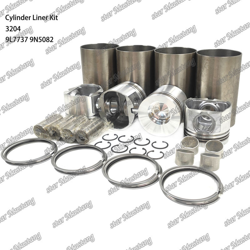 Caterpillar ইঞ্জিন 3204 এর জন্য সিলিন্ডার লিনার কিট 9L7737 1W1661 9N5082 মেকানিক্যাল ডিজেল ইঞ্জিন মেরামত যন্ত্রাংশ