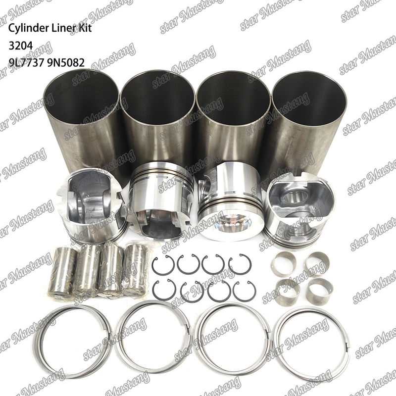 Caterpillar ইঞ্জিন 3204 এর জন্য সিলিন্ডার লিনার কিট 9L7737 1W1661 9N5082 মেকানিক্যাল ডিজেল ইঞ্জিন মেরামত যন্ত্রাংশ