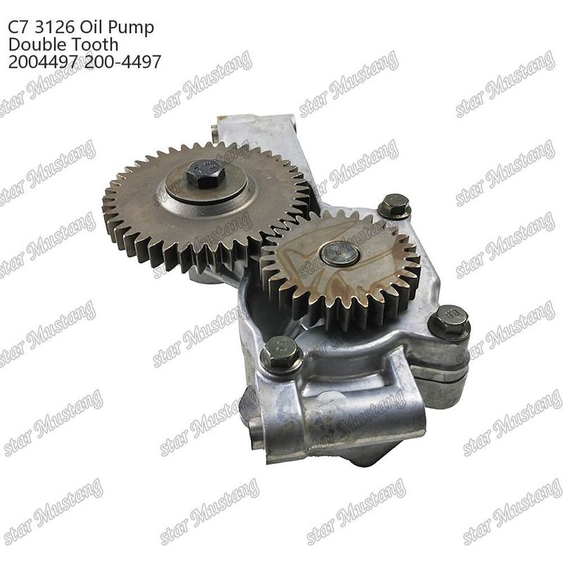তেল পাম্প C7 3126 ডাবল গিয়ার 2004497 200-4497 জন্য CATERPILLAR ডিজেল ইঞ্জিন মেরামত অংশ