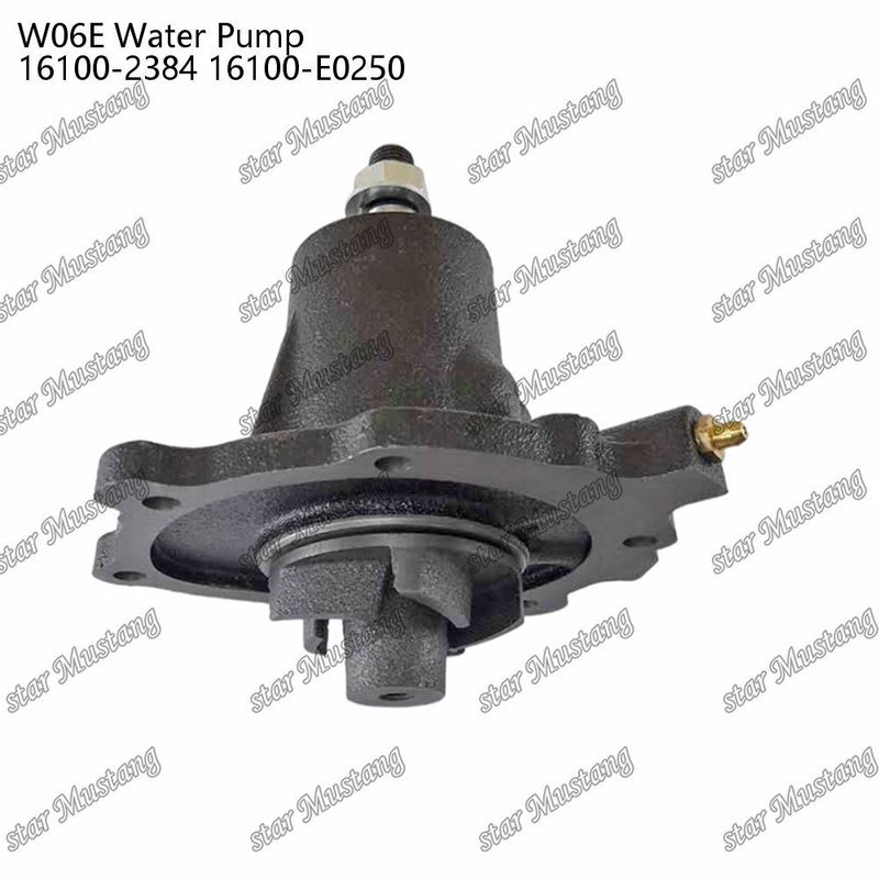 W06E ইঞ্জিন ওয়াটার পাম্প 16100-2384 16100-E0250 HINO ইঞ্জিনের খুচরা যন্ত্রাংশের জন্য