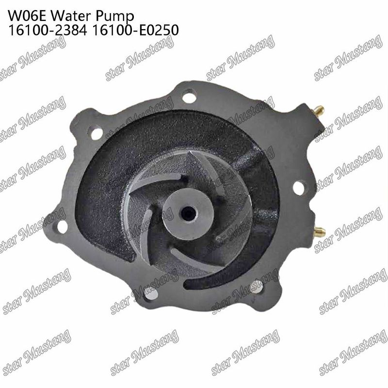W06E ইঞ্জিন ওয়াটার পাম্প 16100-2384 16100-E0250 HINO ইঞ্জিনের খুচরা যন্ত্রাংশের জন্য