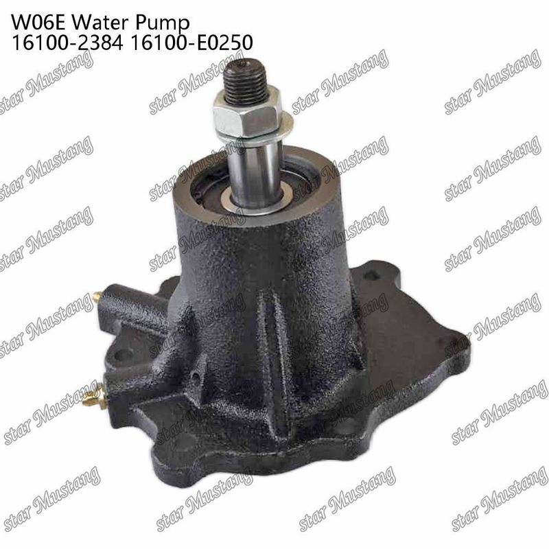 W06E ইঞ্জিন ওয়াটার পাম্প 16100-2384 16100-E0250 HINO ইঞ্জিনের খুচরা যন্ত্রাংশের জন্য