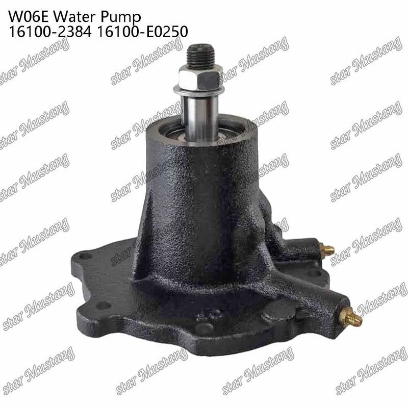 W06E ইঞ্জিন ওয়াটার পাম্প 16100-2384 16100-E0250 HINO ইঞ্জিনের খুচরা যন্ত্রাংশের জন্য