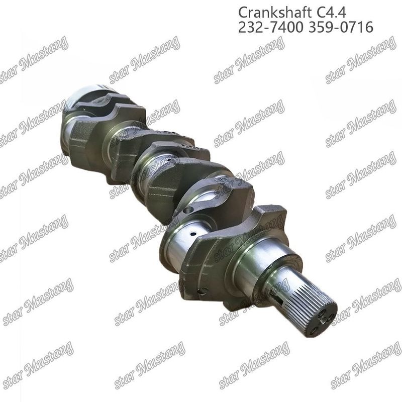 ক্রেঙ্কশ্যাফ্ট C4.4 কাঠের ইএফআই 63mm স্প্লিন সহ 232-7400 359-071 Caterpillar ডিজেল ইঞ্জিন মেরামতের জন্য