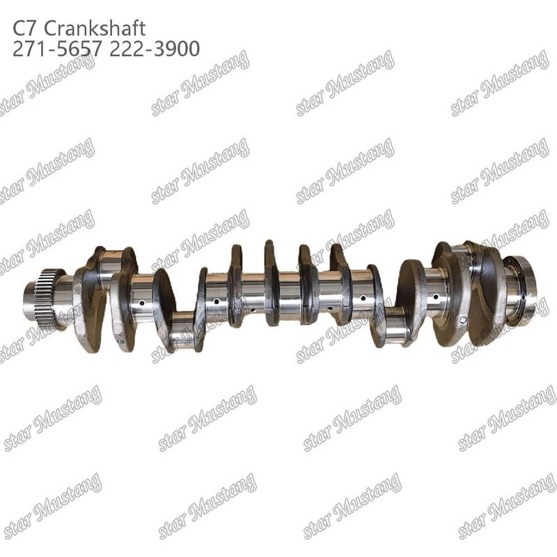ক্রেঙ্কশ্যাফ্ট C7 271-5657 222-3900 Caterpillar ডিজেল ইঞ্জিন মেরামতের জন্য কাঠের ইস্পাত