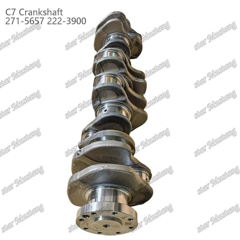 ক্রেঙ্কশ্যাফ্ট C7 271-5657 222-3900 Caterpillar ডিজেল ইঞ্জিন মেরামতের জন্য কাঠের ইস্পাত