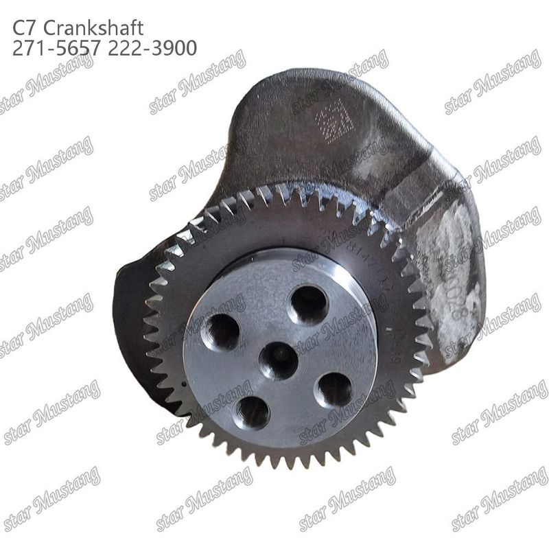 ক্রেঙ্কশ্যাফ্ট C7 271-5657 222-3900 Caterpillar ডিজেল ইঞ্জিন মেরামতের জন্য কাঠের ইস্পাত