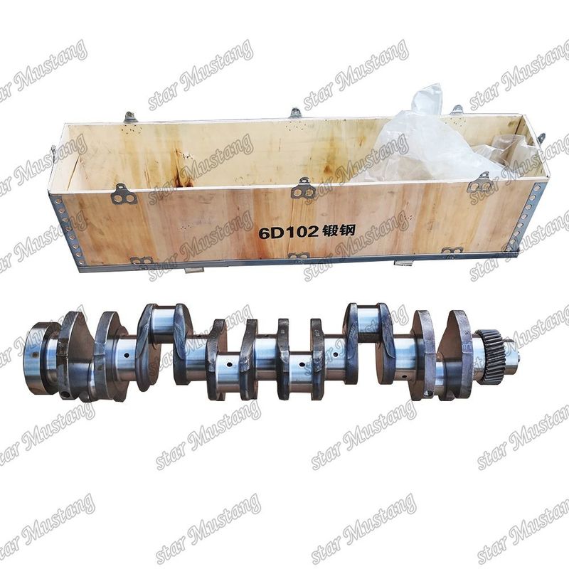 ক্র্যাঙ্কশ্যাফ্ট 6D102 6BT 6BT5.9 কাঠের ইস্পাত 6735-01-1310 3907804 3929037 3908032 কামিন্স ডিজেল ইঞ্জিন মেরামতের জন্য