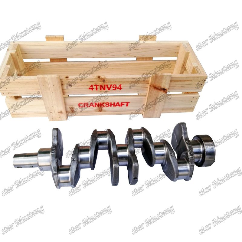 ক্র্যাঙ্কশ্যাফ্ট 4TNV94 4TNV98 Yanmar ডিজেল ইঞ্জিন মেরামতের জন্য ভাস্কর্য ইস্পাত 129902-21011