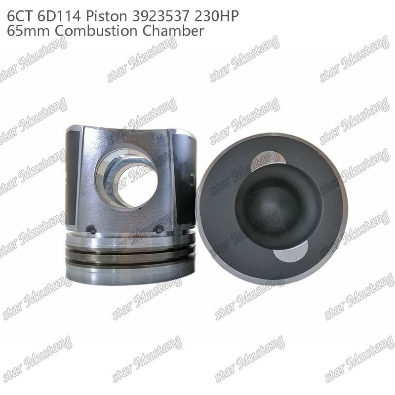 পিস্টন 6CT 6D114 230HP 3923537 65mm কমিন্স ডিজেল ইঞ্জিন মেরামতের জন্য জ্বলন চেম্বার