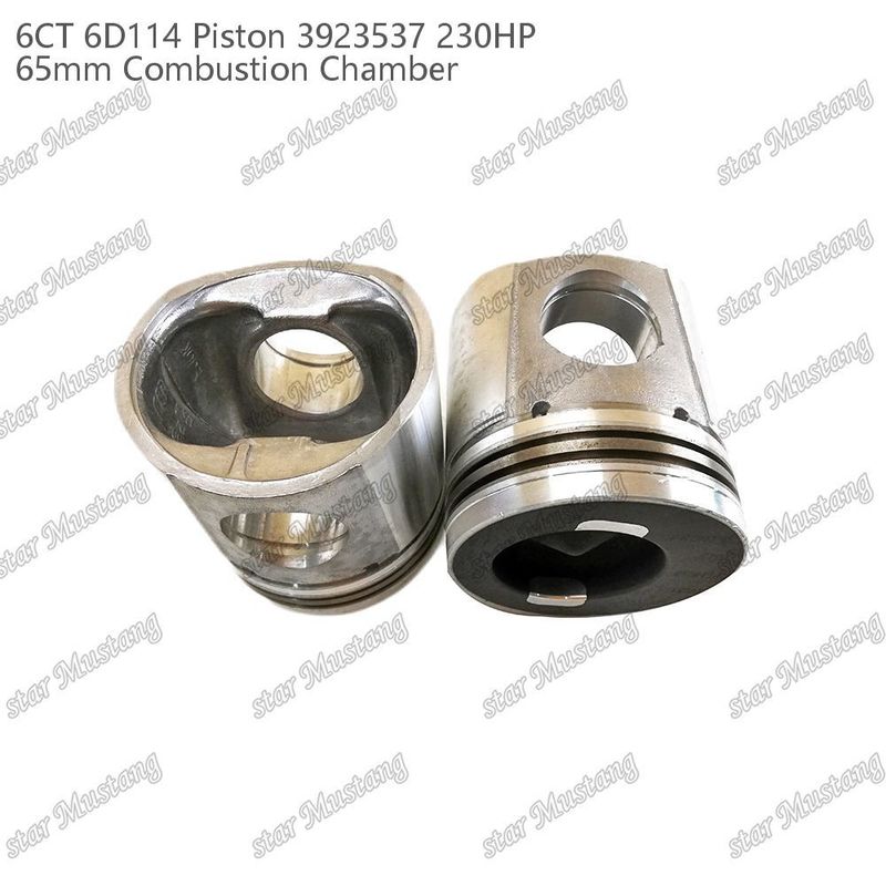 পিস্টন 6CT 6D114 230HP 3923537 65mm কমিন্স ডিজেল ইঞ্জিন মেরামতের জন্য জ্বলন চেম্বার