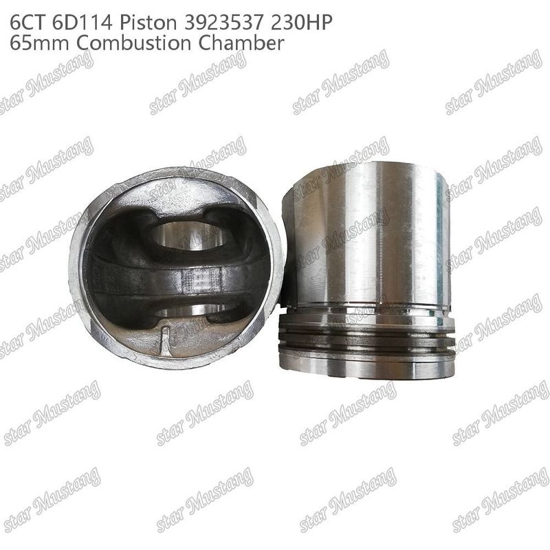 পিস্টন 6CT 6D114 230HP 3923537 65mm কমিন্স ডিজেল ইঞ্জিন মেরামতের জন্য জ্বলন চেম্বার