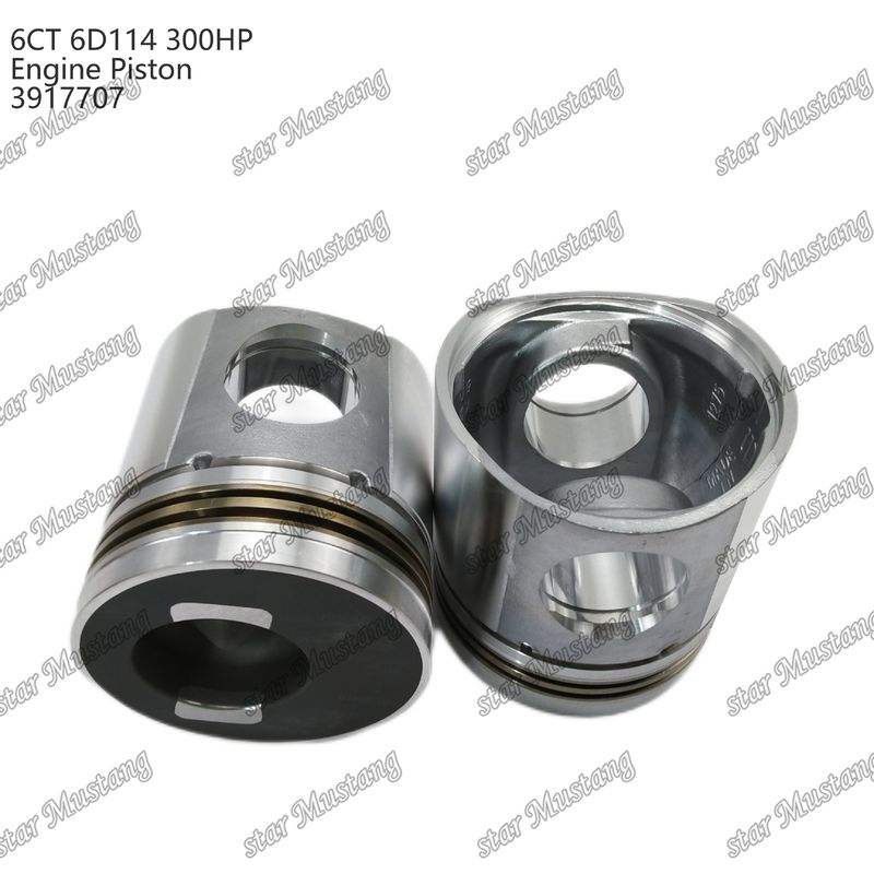 পিস্টন 6CT 6D114 300HP 3917707 55mm কমিন্স ডিজেল ইঞ্জিন মেরামতের জন্য জ্বলন চেম্বার