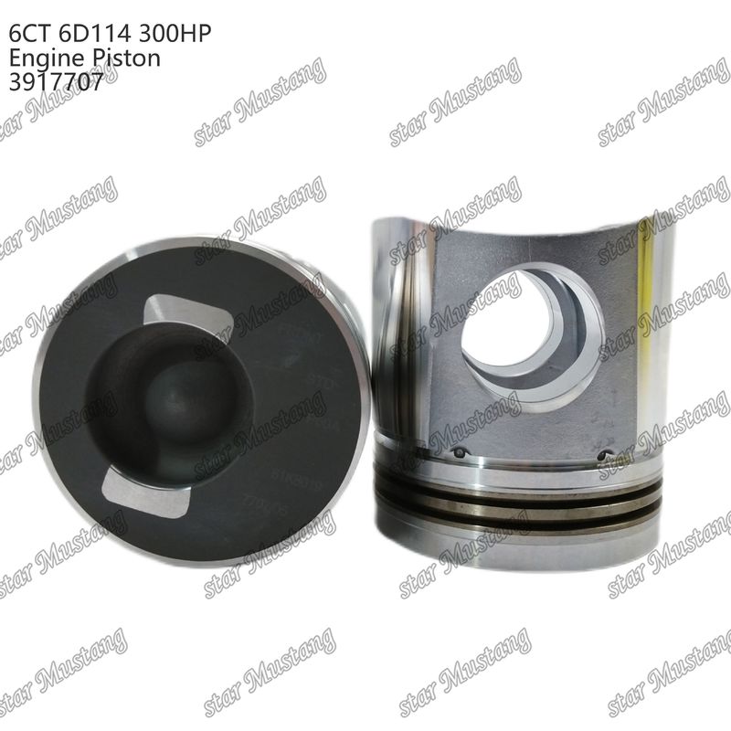 পিস্টন 6CT 6D114 300HP 3917707 55mm কমিন্স ডিজেল ইঞ্জিন মেরামতের জন্য জ্বলন চেম্বার