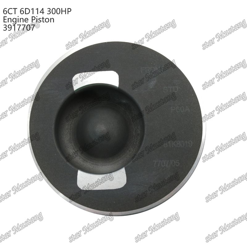 পিস্টন 6CT 6D114 300HP 3917707 55mm কমিন্স ডিজেল ইঞ্জিন মেরামতের জন্য জ্বলন চেম্বার