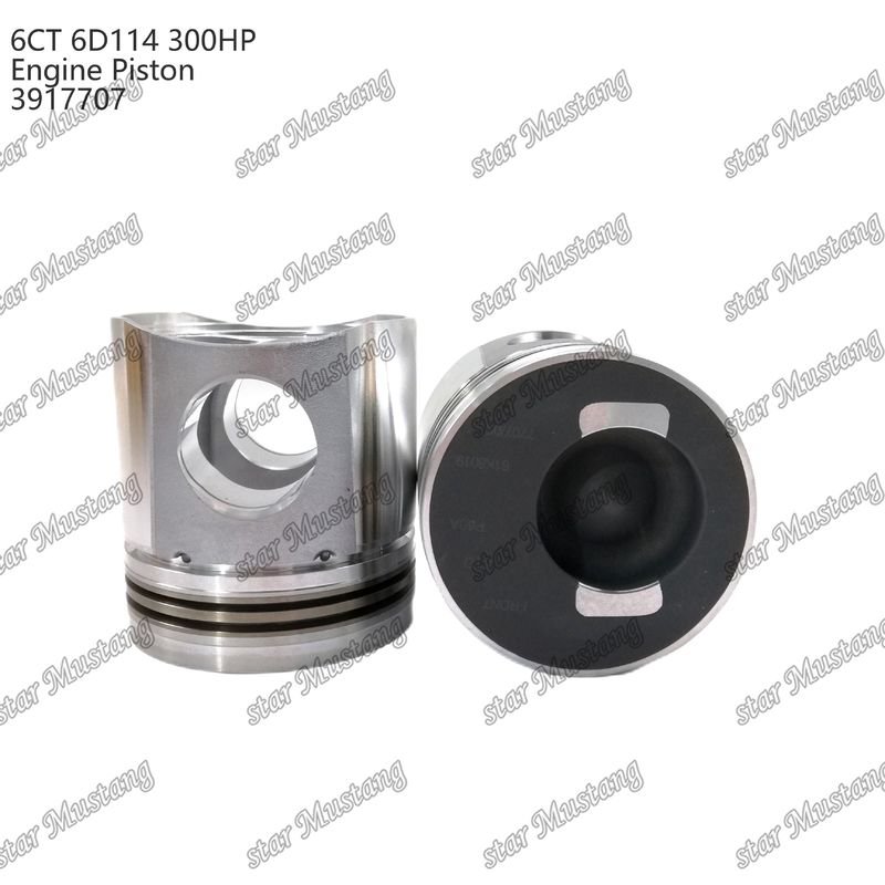 পিস্টন 6CT 6D114 300HP 3917707 55mm কমিন্স ডিজেল ইঞ্জিন মেরামতের জন্য জ্বলন চেম্বার