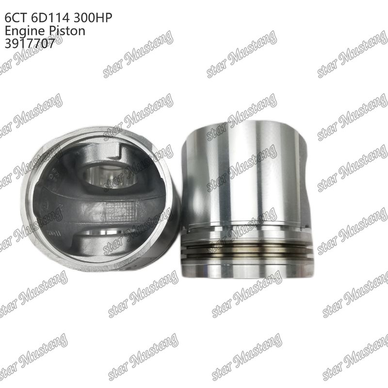 পিস্টন 6CT 6D114 300HP 3917707 55mm কমিন্স ডিজেল ইঞ্জিন মেরামতের জন্য জ্বলন চেম্বার