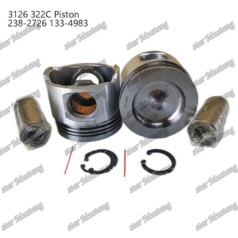 পিন 3126 322C সঙ্গে পিস্টন চেম্বার আকার 74mm 238-2726 133-4983