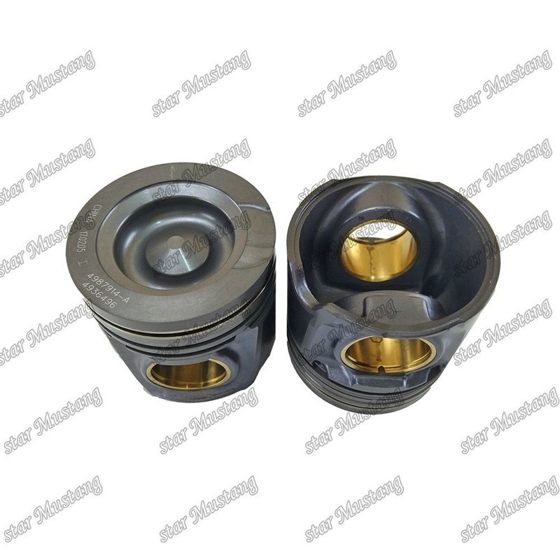 পিস্টন 8.9L 6LTAA ISB6.7 ISB6.7L 4987914 4936496 কামিন্স ডিজেল ইঞ্জিন মেরামতের জন্য