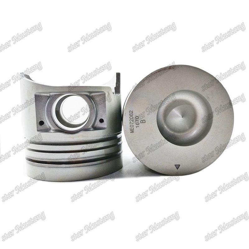6D16 ইঞ্জিন পিস্টন চেম্বার আকার 59mm 3×2.5×4mm পিন হোল 38mm ME072062 ME072064 Mitsubishi ইঞ্জিন খুচরা যন্ত্রাংশ জন্য