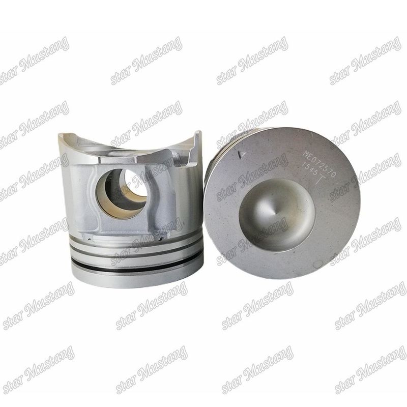 6D16-3AT ইঞ্জিন পিস্টন চেম্বার আকার 56mm 3kx2.5x4mm পিন হোল 42mm ME072570 Mitsubishi ইঞ্জিন খুচরা যন্ত্রাংশ জন্য