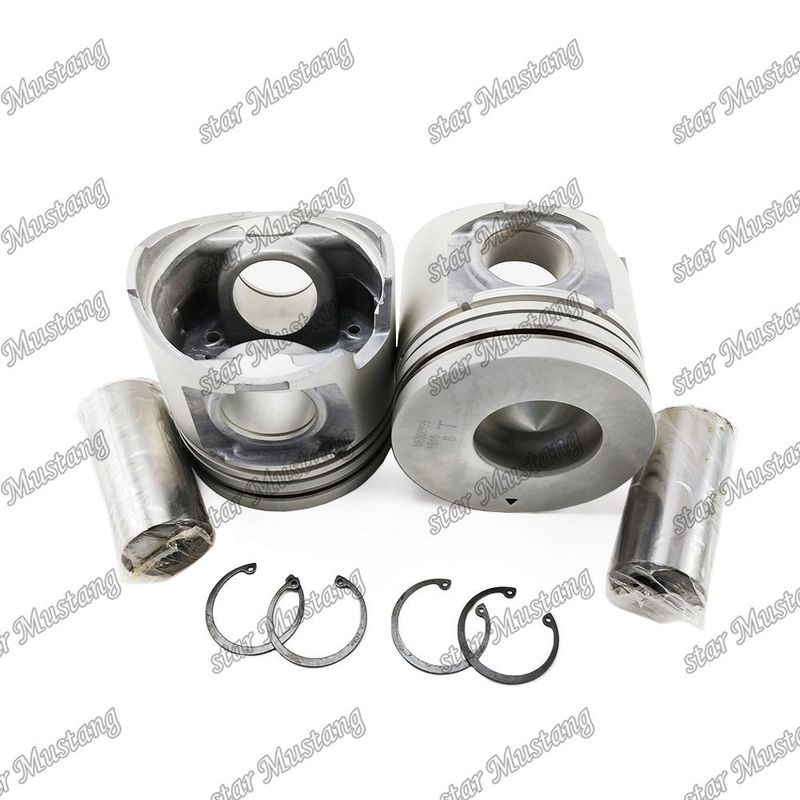 6D16T ইঞ্জিন পিস্টন চেম্বার আকার 57mm 3kx2.5x4mm পিন হোল 42mm ME300199 Mitsubishi ইঞ্জিন খুচরা যন্ত্রাংশ জন্য