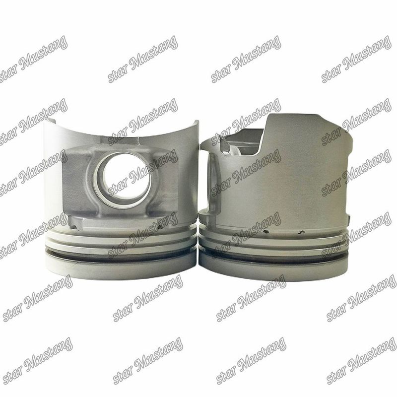 6D17 ইঞ্জিন পিস্টন চেম্বার আকার 53mm 3×2.5×4mm পিন হোল 38mm ME072548 Mitsubishi ইঞ্জিন খুচরা যন্ত্রাংশ জন্য