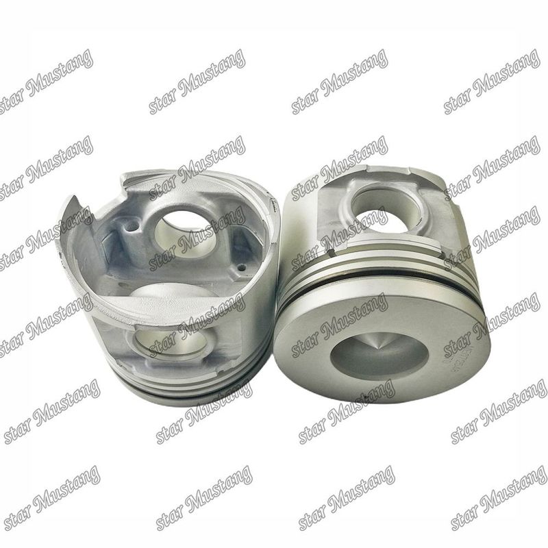 6D17 ইঞ্জিন পিস্টন চেম্বার আকার 53mm 3×2.5×4mm পিন হোল 38mm ME072548 Mitsubishi ইঞ্জিন খুচরা যন্ত্রাংশ জন্য