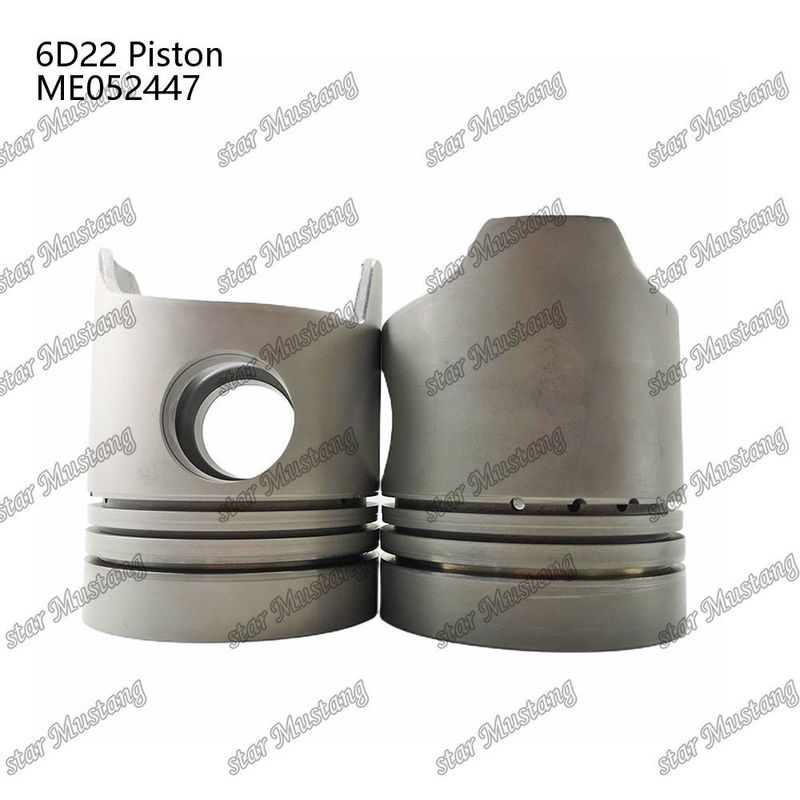 6D22 ইঞ্জিন পিস্টন চেম্বার আকার 68mm তেল রিং 4mm ME052447 Mitsubishi ইঞ্জিন খুচরা যন্ত্রাংশ জন্য
