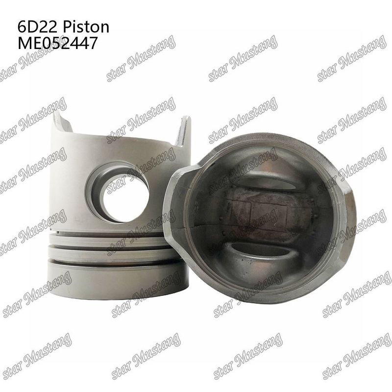 6D22 ইঞ্জিন পিস্টন চেম্বার আকার 68mm তেল রিং 4mm ME052447 Mitsubishi ইঞ্জিন খুচরা যন্ত্রাংশ জন্য