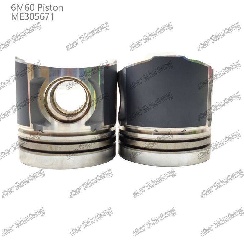 6M60 ইঞ্জিন পিস্টন চেম্বার আকার 79mm ME305671 Mitsubishi ইঞ্জিন খুচরা যন্ত্রাংশ জন্য